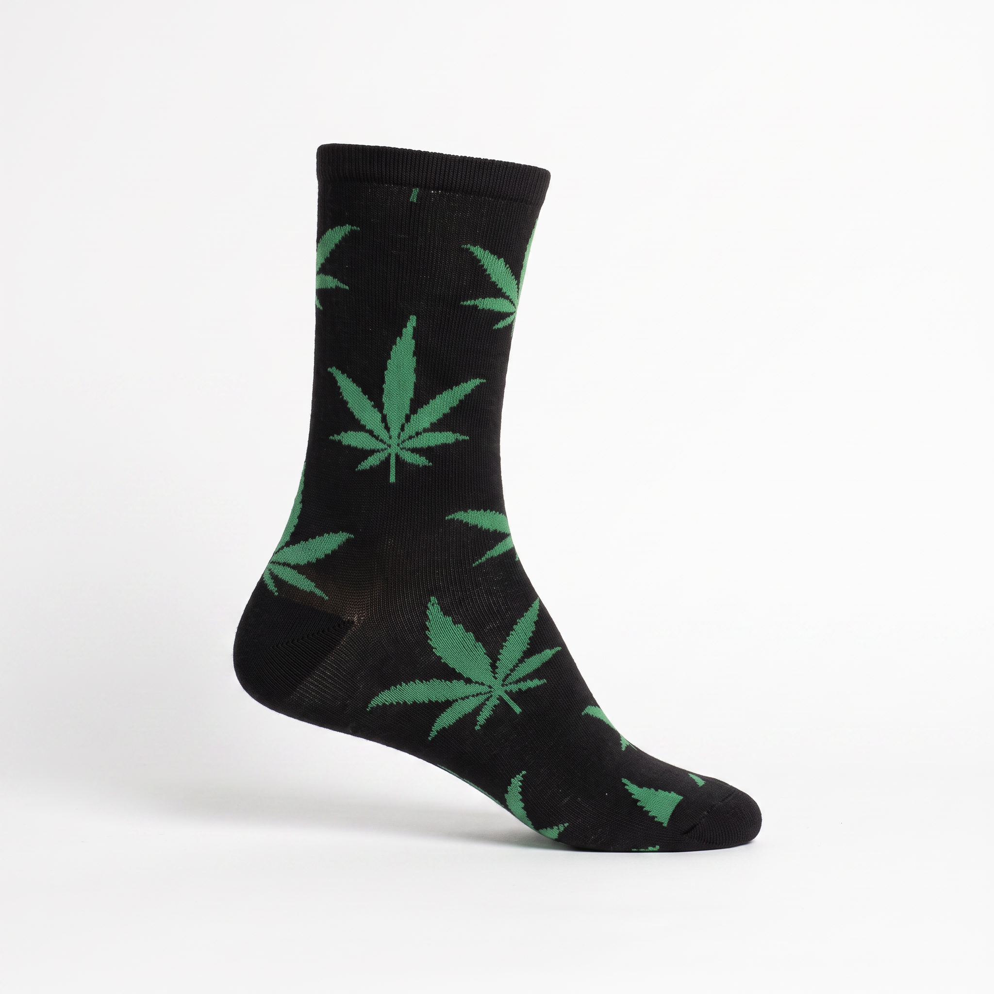 The Green-Leaves Sock (Crew Sock)
