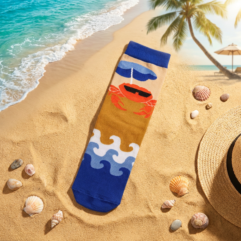 The Beach Sock (Crew Sock)