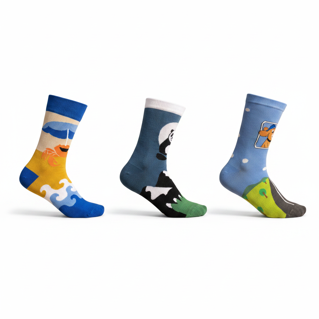 Wanderlust (Crew Socks) (Pack of 3)